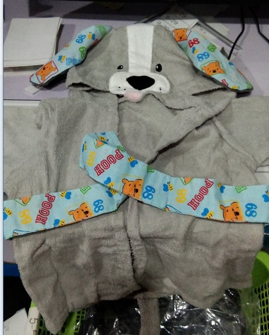 Cartoon Cute Animal Modeling Baby Bath Towels Baby Bathrobes Cotton Children's Bathrobes Baby Hooded