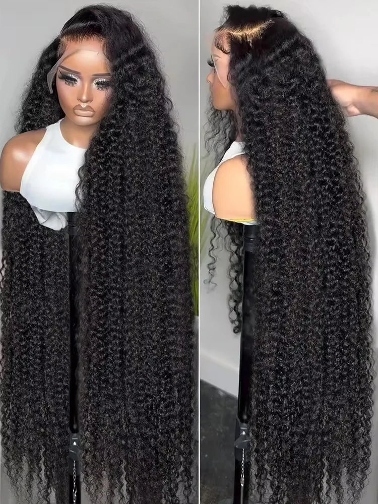 Hd 13x6 Lace Wig Human Hair Curly Wig For Women 38 48 Inch Brazilian Pre Plucked 13x4 Deep Wave Water Wave Lace Frontal Wigs